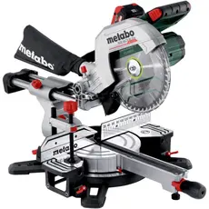 Аккумуляторная бесщеточная торцовочная пила Metabo KGS 18 LTX BL 254 18V 2x8Ah LiHD с протяжкой (614254810) 