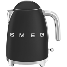 Електрочайник чорного кольору SMEG KLF03BLMEU, Колір виробу: Чорний 
