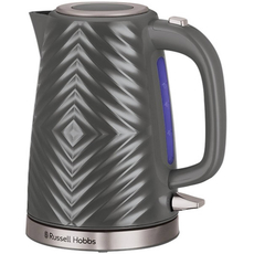 Електрочайник Russell Hobbs Groove Grey 26382-70 (AGD-CZA--0000098), Колір виробу: Сірий 