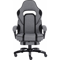 Кресло для геймеров GT Racer X-2749-1 Fabric Gray/Black Suede 