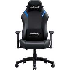 Кресло игровое Anda Seat Luna Size L Black/Blue PVC (AD18-44-BS-PV) 