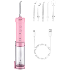 Ирригатор H2Ofloss HF-10 mini pink, Основной цвет: Розовый 