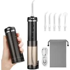 Ирригатор H2Ofloss HF-10 mini black, Основной цвет: Черный 