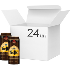 Пиво Leffe Brune 24х0.5 л (AL5410228201236) 