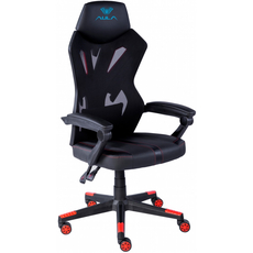 Ігрове крісло Aula F010 Gaming Chair Black+red (6948391286228) 