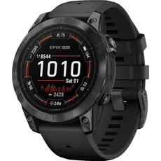 Смарт-часы Garmin Epix Pro (Gen 2) 47mm Slate Grey with Black Band (010-02803-01) 