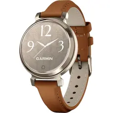 Garmin Lily 2 Classic Cream Gold with Tan Leather Band (010-02839-02) 