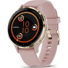 Смарт-часы Garmin Venu 3S Soft Gold Stainless Steel Bezel with Dust Rose Case and Silicone Band (010-02785-03) 