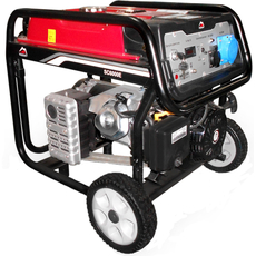 Генератор бензиновый Vulkan SC6000E 5/5.5 кВт электрический пуск AVR (34171/SC6000E-II) 