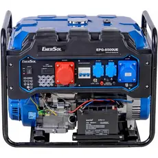 Генератор бензиновый EnerSol EPG-8500UE 8/8.5 кВт 1 и 3 фазы электрический пуск AVR 