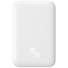 Baseus Magnetic Mini Wireless Fast Charge Power Bank 10000mAh 20W White (PPCX070002) 
