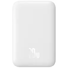 Baseus Magnetic Mini Wireless Fast Charge Power Bank 10000mAh 20W White (PPCX070002) 