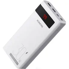 Повербанк ROMOSS 30000mAh Sense 8PS Pro 30W PD/QC 3.0 White (001010639167) 