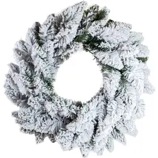 Венок Новогодько (YES! Fun) Альпийский заснеженный 70 см Белый (4820079036078) 