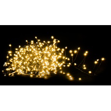 Світлодіодна гірлянда-кластер Luca Lighting Чорна струна теплий білий 8 м (8718861852905) 