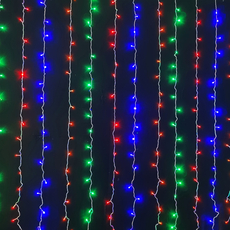 Світлодіодна гірлянда Новогодько 238 LED, Багатокольорова, 2х2 м, 8 режимів, конектор (973767) (4820253262804) 