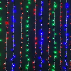 Светодиодная гирлянда Новогодько 238 LED, Многоцветная, 2х2 м, 8 режимов, коннектор (973767) (4820253262804) 