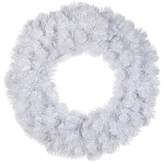 Венок Triumph Tree Icelandic iridescent декоративный 60 см Белый (8712799297562) 