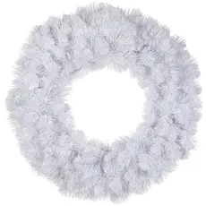 Венок Triumph Tree Icelandic iridescent декоративный 60 см Белый (8712799297562) 
