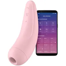 Вибратор Satisfyer Curvy 2+ Pink с воздушным давлением 