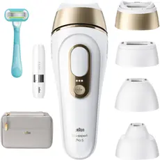 Фотоэпилятор Braun Silk Expert Pro 5 PL5412 + Триммер для лица + Бритва Gillette Venus Extra Smooth + Косметичка (8700216938006) 