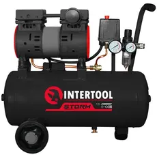Компрессор Intertool Storm PT-0026 24 л сеть (230 В) осушитель 