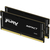 Оперативна пам'ять Kingston Fury SODIMM DDR5-4800 65536MB PC5-38400 (Kit of 2x32768) Impact 2Rx8 Black (KF548S38IBK2-64)  Оперативна пам'ять Kingston Fury SODIMM DDR5-4800 65536MB PC5-38400 (Kit of 2x32768) Impact 2Rx8 Black (KF548S38IBK2-64)