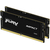 Оперативна пам'ять Kingston Fury SODIMM DDR5-5600 65536MB PC5-44800 (Kit of 2x32768) Impact 2Rx8 Black (KF556S40IBK2-64)  Оперативна пам'ять Kingston Fury SODIMM DDR5-5600 65536MB PC5-44800 (Kit of 2x32768) Impact 2Rx8 Black (KF556S40IBK2-64)