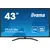 Монитор 42.5" iiyama ProLite X4373UHSU-B1 