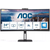 Монітор 34 AOC 100 Гц вигнутий VA HDMI DP USB-C (CU34V5CW/BK)  Монітор 34 AOC 100 Гц вигнутий VA HDMI DP USB-C (CU34V5CW/BK)