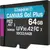Kingston MicroSDXC 64GB Canvas Go! Plus Class 10 UHS-I U3V30 A2 (SDCG3/64GBSP) - изображение 3