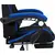 Игровое кресло с подставкой для ног GT Racer X-2324 Fabric Black/Blue - изображение 7