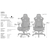 Кресло игровое Anda Seat Kaiser 3 Size L Grey Fabric (AD12YDC-L-01-G-PV/F) - изображение 11 Кресло игровое Anda Seat Kaiser 3 Size L Grey Fabric (AD12YDC-L-01-G-PV/F) - изображение 11