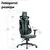 Геймерское кресло Cyberlux V8 Fabric Green (GM- V8 FZ) - изображение 8