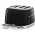 Тостер Smeg 50' Style Black TSF03BLEU (8017709263362), Страна регистрации бренда: Италия, Страна производитель: Китай, Доминирующий цвет: Черный - изображение 3