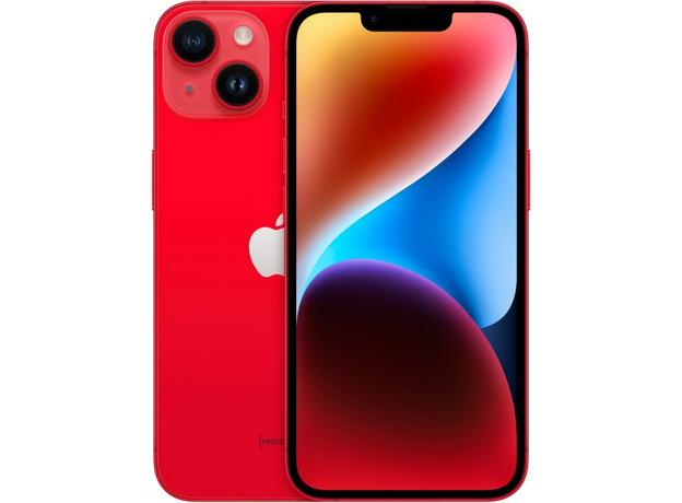 Смартфон Apple iPhone 14 256GB Product Red (MPWH3RX/A)  Смартфон Apple iPhone 14 256GB Product Red (MPWH3RX/A)