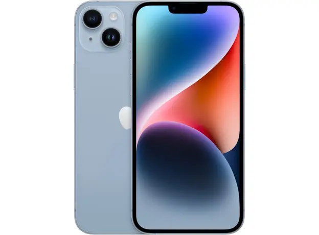 Apple iPhone 14 Plus 256GB Blue (MQ583RX/A) мобильный телефон с оптической стабилизацией, Встроенная память: 256 ГБ, Цветовое название: Blue 