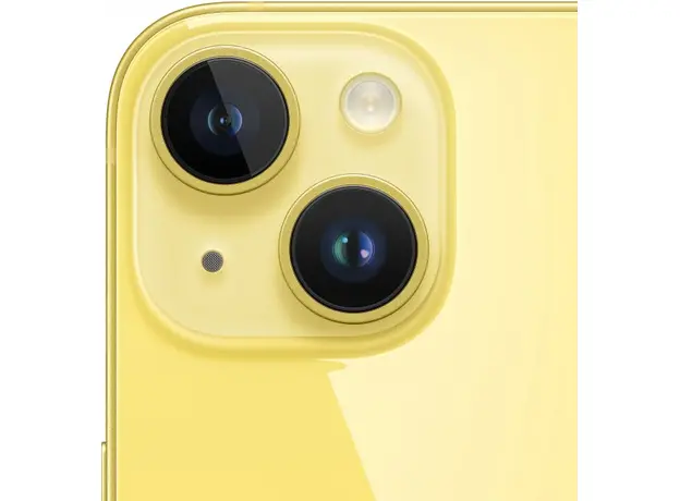Смартфон 6.1 дюйма Apple iPhone 14 128GB Yellow (MR3X3RX/A) 5G с широкоугольной камерой - зображення 4
