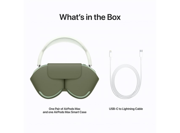 Беспроводные наушники Apple AirPods Max Green (MGYN3TY/A) полноразмерные, Название расцветки: Green - изображение 5 Беспроводные наушники Apple AirPods Max Green (MGYN3TY/A) полноразмерные, Название расцветки: Green - изображение 5