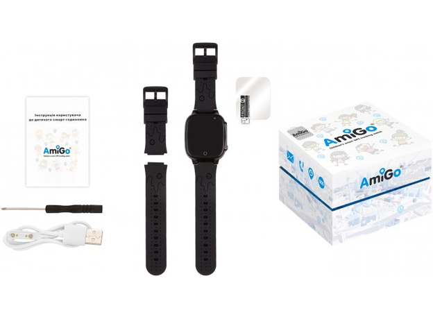 AmiGo GO008 MILKY GPS WIFI Black (873291), Маркетинговый цвет: Black - изображение 6 AmiGo GO008 MILKY GPS WIFI Black (873291), Маркетинговый цвет: Black - изображение 6