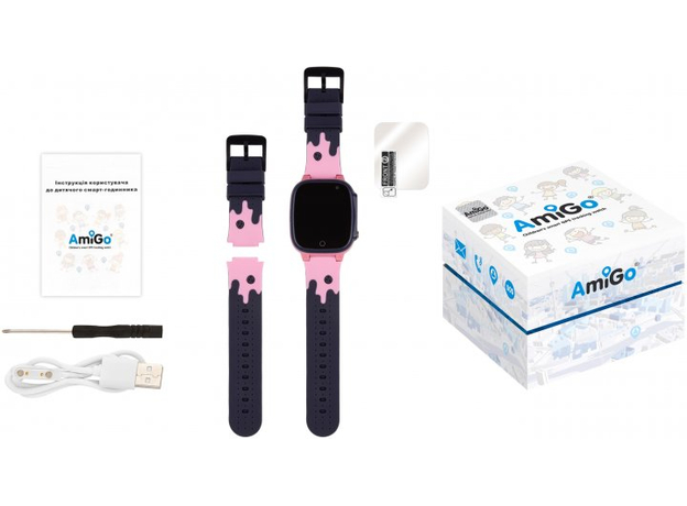 AmiGo GO008 MILKY GPS WIFI Pink (873293), Маркетинговый цвет: Pink - изображение 6 AmiGo GO008 MILKY GPS WIFI Pink (873293), Маркетинговый цвет: Pink - изображение 6