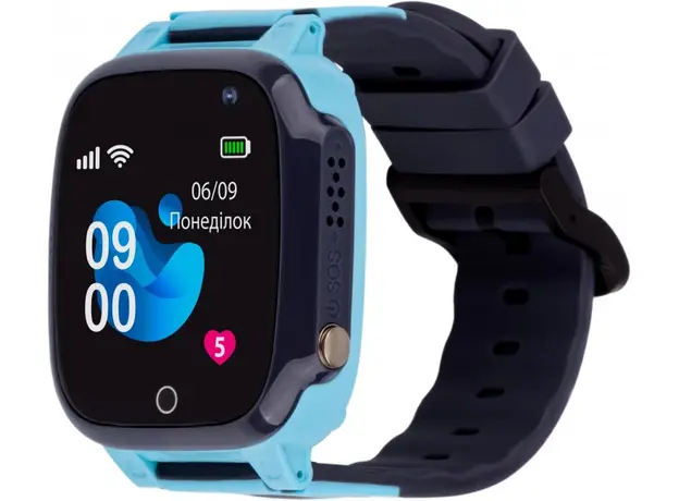 Детские смарт-часы AmiGo GO008 MILKY GPS WIFI Blue (873292), Маркетинговый цвет: Blue 