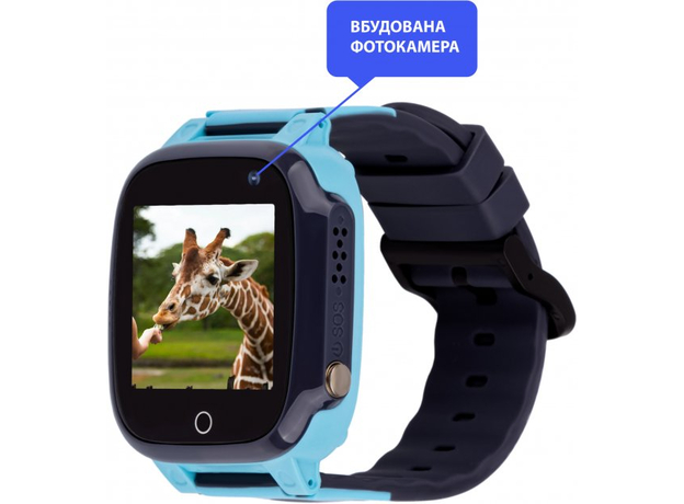 Детские смарт-часы AmiGo GO008 MILKY GPS WIFI Blue (873292), Маркетинговый цвет: Blue - изображение 2 Детские смарт-часы AmiGo GO008 MILKY GPS WIFI Blue (873292), Маркетинговый цвет: Blue - изображение 2