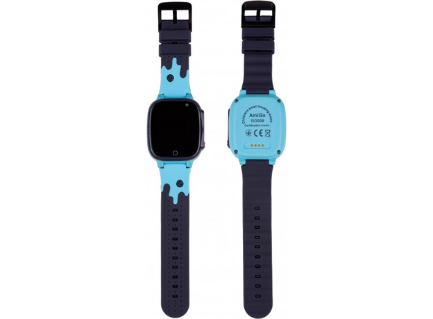 Детские смарт-часы AmiGo GO008 MILKY GPS WIFI Blue (873292), Маркетинговый цвет: Blue - изображение 4 Детские смарт-часы AmiGo GO008 MILKY GPS WIFI Blue (873292), Маркетинговый цвет: Blue - изображение 4