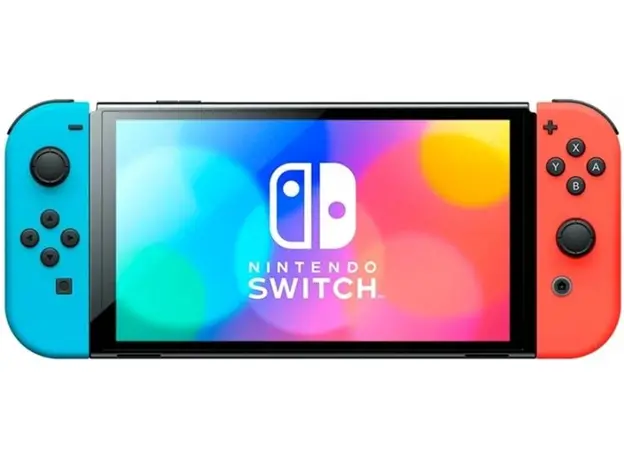 Nintendo Switch OLED with Neon Blue and Neon Red Joy-Con, Цвет корпуса: Красный, Объем: 64 ГБ 