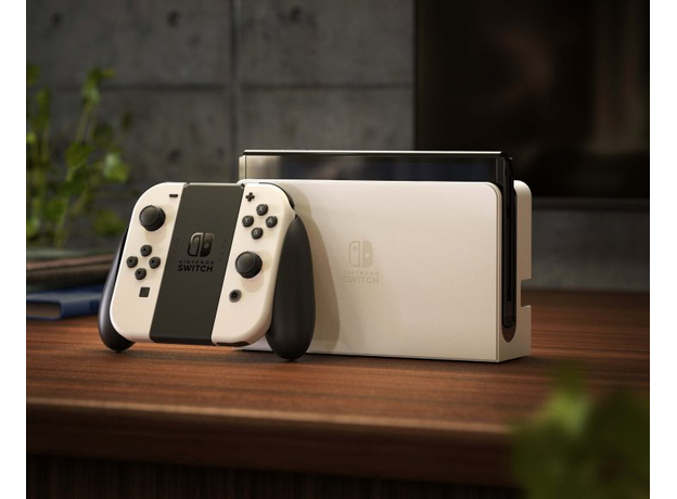 Портативная игровая приставка Nintendo Switch OLED with Neon Blue and Neon Red Joy-Con (045496453435), Цвет корпуса: Белый, Объем: 64 ГБ - изображение 9 Портативная игровая приставка Nintendo Switch OLED with Neon Blue and Neon Red Joy-Con (045496453435), Цвет корпуса: Белый, Объем: 64 ГБ - изображение 9