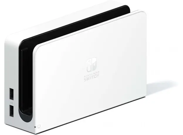 Портативная игровая приставка Nintendo Switch OLED with Neon Blue and Neon Red Joy-Con (045496453435), Цвет корпуса: Белый, Объем: 64 ГБ - изображение 6