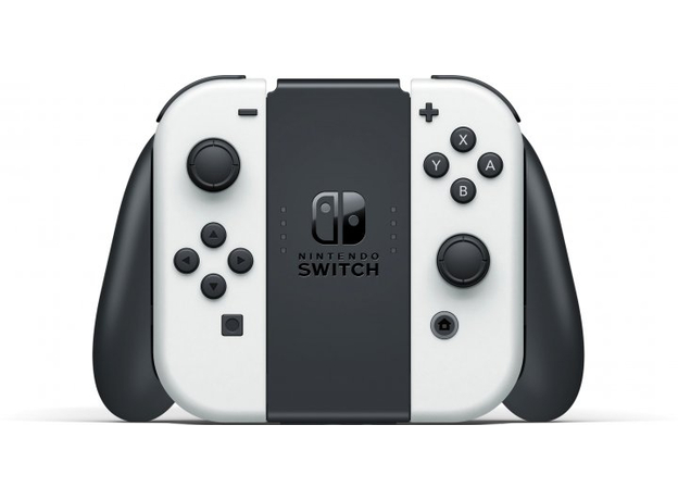 Портативная игровая приставка Nintendo Switch OLED with Neon Blue and Neon Red Joy-Con (045496453435), Цвет корпуса: Белый, Объем: 64 ГБ - изображение 3 Портативная игровая приставка Nintendo Switch OLED with Neon Blue and Neon Red Joy-Con (045496453435), Цвет корпуса: Белый, Объем: 64 ГБ - изображение 3