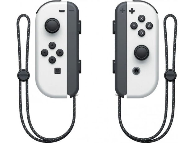 Портативная игровая приставка Nintendo Switch OLED with Neon Blue and Neon Red Joy-Con (045496453435), Цвет корпуса: Белый, Объем: 64 ГБ - изображение 4 Портативная игровая приставка Nintendo Switch OLED with Neon Blue and Neon Red Joy-Con (045496453435), Цвет корпуса: Белый, Объем: 64 ГБ - изображение 4