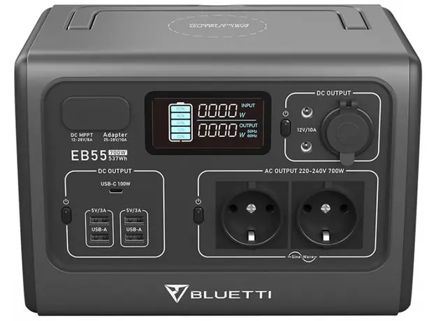 BLUETTI PowerOak portable power station EB55 537Wh 700W 150000mah PB930340 